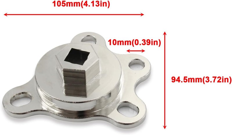 LVOUP Crankshaft Turning Tool Engine Rotation Adapter Tool Compatible with Chevy Ford - Image 2